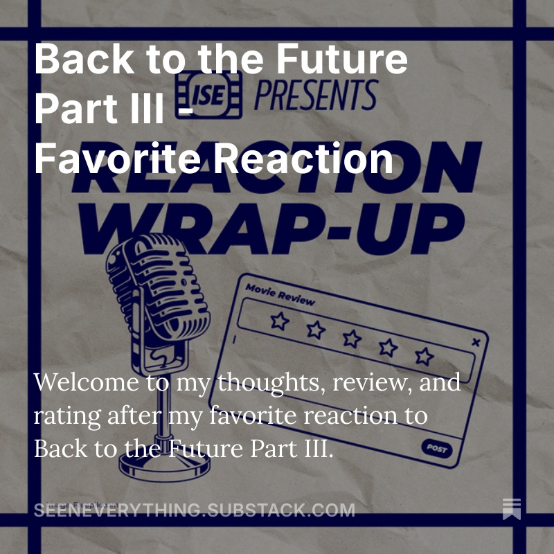SeenEverything_'s tweet image. 🎙️⚡ Back to the Future Part III wrap-up 🚗🔥
Breaking down the finale and why this trilogy works so well ⏳

Listen here:
👉 rebrand.ly/1s7a6wl

#ISEReactionWrapUp #MoviePodcast #BackToTheFuture3