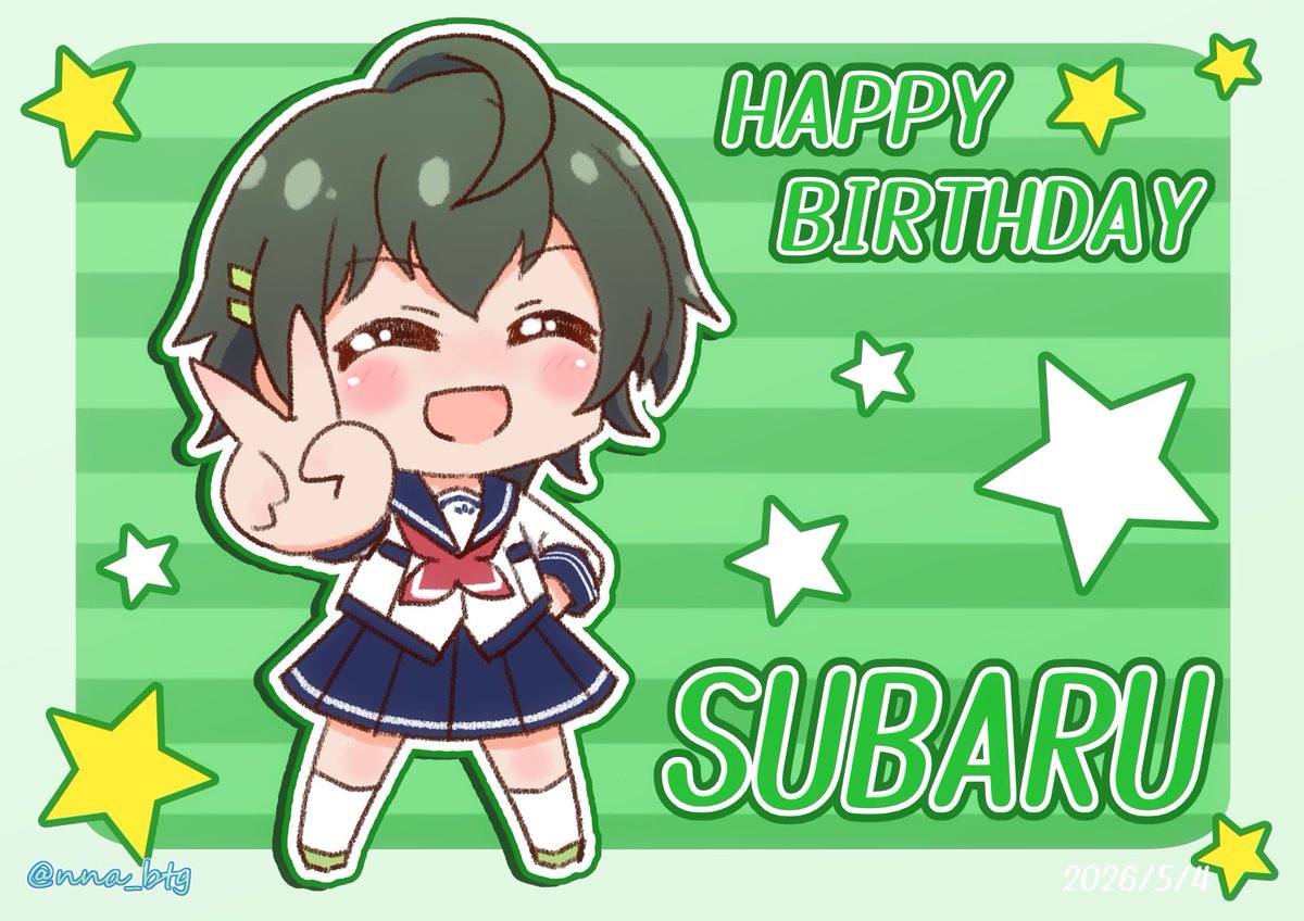 nna_btg's tweet photo. ハッピーバースデー、昴！！🎉⚽🎁

#バトガ #若葉昴生誕祭2026
#若葉昴生誕祭
#若葉昴 #バトルガールハイスクール https://t.co/tBSkGcz8BF