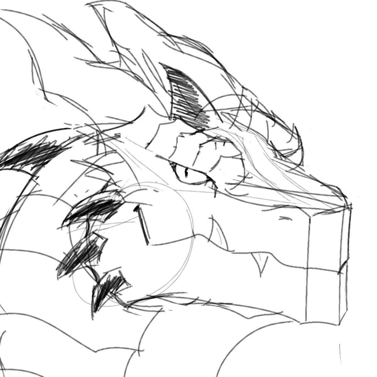 CrexturTheOne's tweet photo. WIP Ig
(Sketch I made yesterday) https://t.co/3LyaXuNuIG