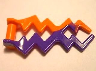 DailyLegoObject's tweet photo. Daily Lego Object #185

Wave Angular Double with Bar Handle (Electric Zigzag / Lightning Bolt) with Marbled Dark Purple Pattern
Color: Orange https://t.co/Fuvkq8SKQt