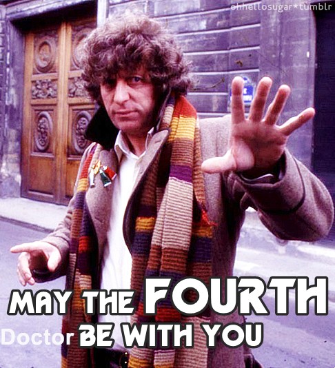 yegispnk's tweet image. #drwho #doctorwho May the 4th Doctor be with you