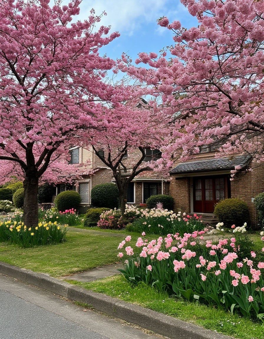 insperarise's tweet photo. cherry blossom street 🌸 https://t.co/KceDp77lCW
