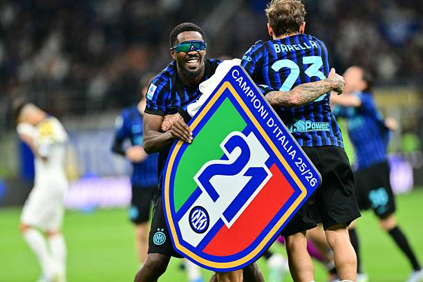 FansNerazzurri's tweet photo. Ini Thuram  yang sudah 2x Scudetto 😎 https://t.co/npb5JHxpEW