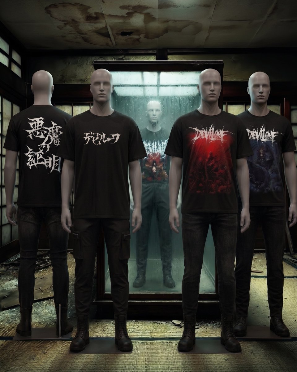 As camisetas oficiais do DEVILOOF ( <a href="/_Deviloof_/">DEVILOOF</a> ) agora possuem parceria com a RIT●STORE. Os modelos seguem as diretrizes exatas como as japonesas.

A pré-reserva está ativa no site da RIT●STORE em ritstore.agency.

Teremos este modelo em nossa loja física e enviaremos