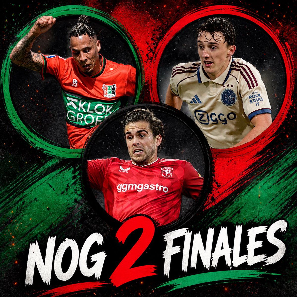 HaroldBastiaans's tweet image. Nog twee finale.
#NEC hup hup hup 
❤️💚🖤
#Eredivisie