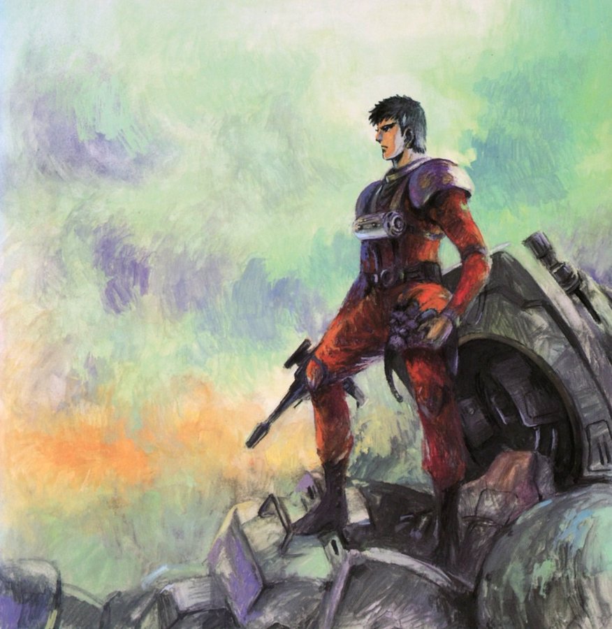 littlemucha2017's tweet photo. ( ﾟ∀ﾟ)ﾉ おはよー☕️

Illustration: Norio Shioyama 🤖Armored Trooper Votoms（📺1983） https://t.co/8RtR4o88Y1