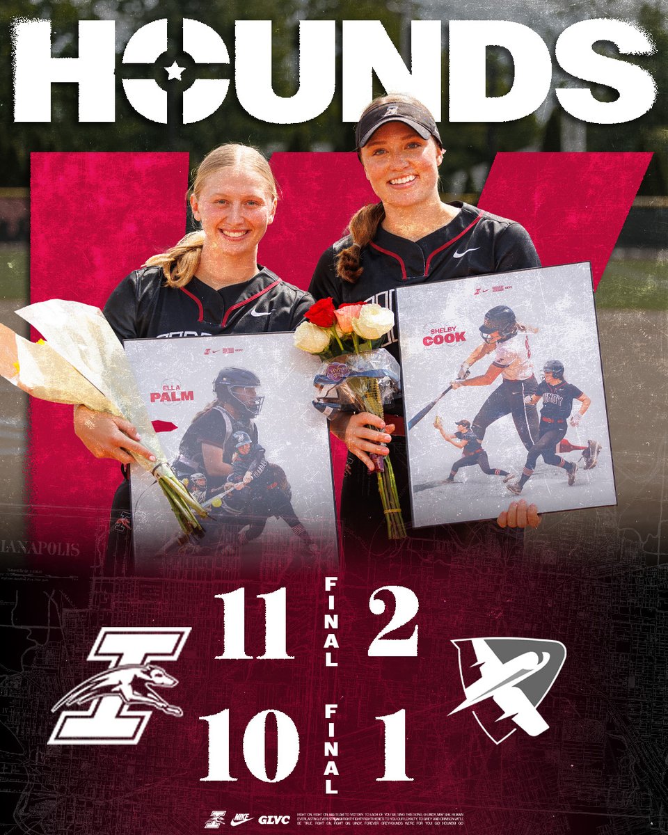 UIndySoftball's tweet photo. 🥎 GREYHOUNDS WIN 🥎

Happy Senior Day!!

#ONEHOUND https://t.co/5wvP1ldlHn