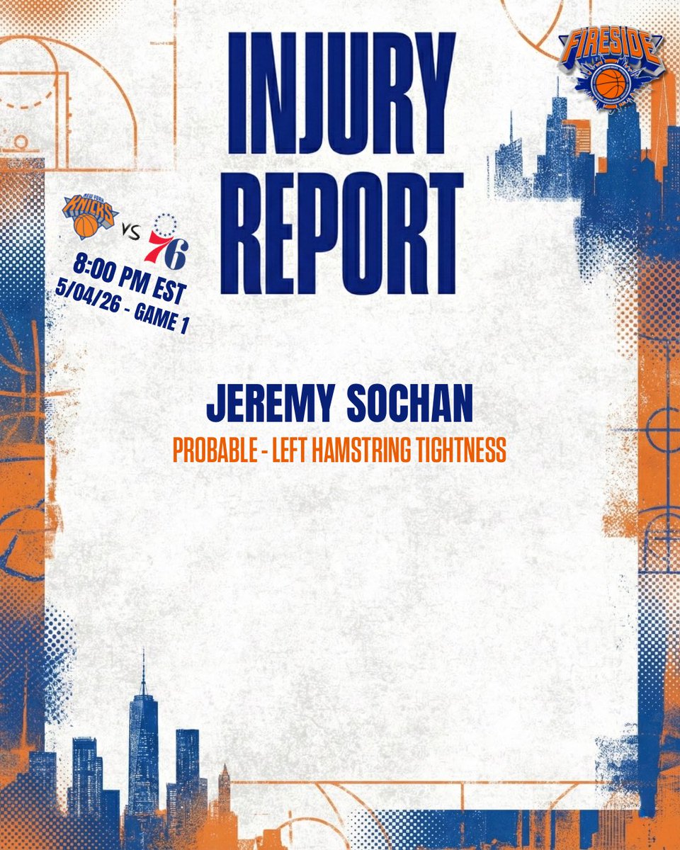 Fireside Knicks tweet media