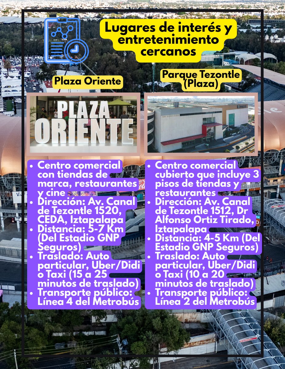 Highviewradio_'s tweet image. ¡ARMY! LOS CONCIERTOS DE BTS YA ESTAN MUY CERCA, SIN EMBARGO, EN LOS ALREDEDORES DEL ESTADIO GNP SEGUROS, PODRAS ENCONTRAR DISTINTOS LUGARES PARA CONOCER, COMER Y PASAR MOMENTOS ANTES DEL GRAN EVENTO. ✨💜🇲🇽

#BTS #army #Arirang #BTS_ARIRANG #ArirangWorldTour #mexico #CDMX