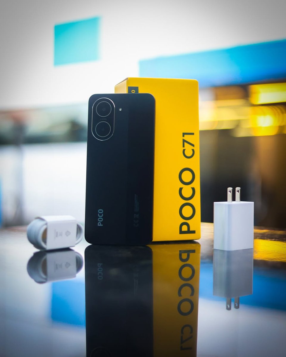 PocoNigeria's tweet photo. POCO C71 is saying “I’ll keep up with you.”
You don’t need to spend big to feel like it.
Even if your budget’s doing jumping jacks
Visit any authorised smartphone stores around you to get it
#POCOC71 #Phone #POCO #BudgetFriendly https://t.co/XU7yQoc2Ar