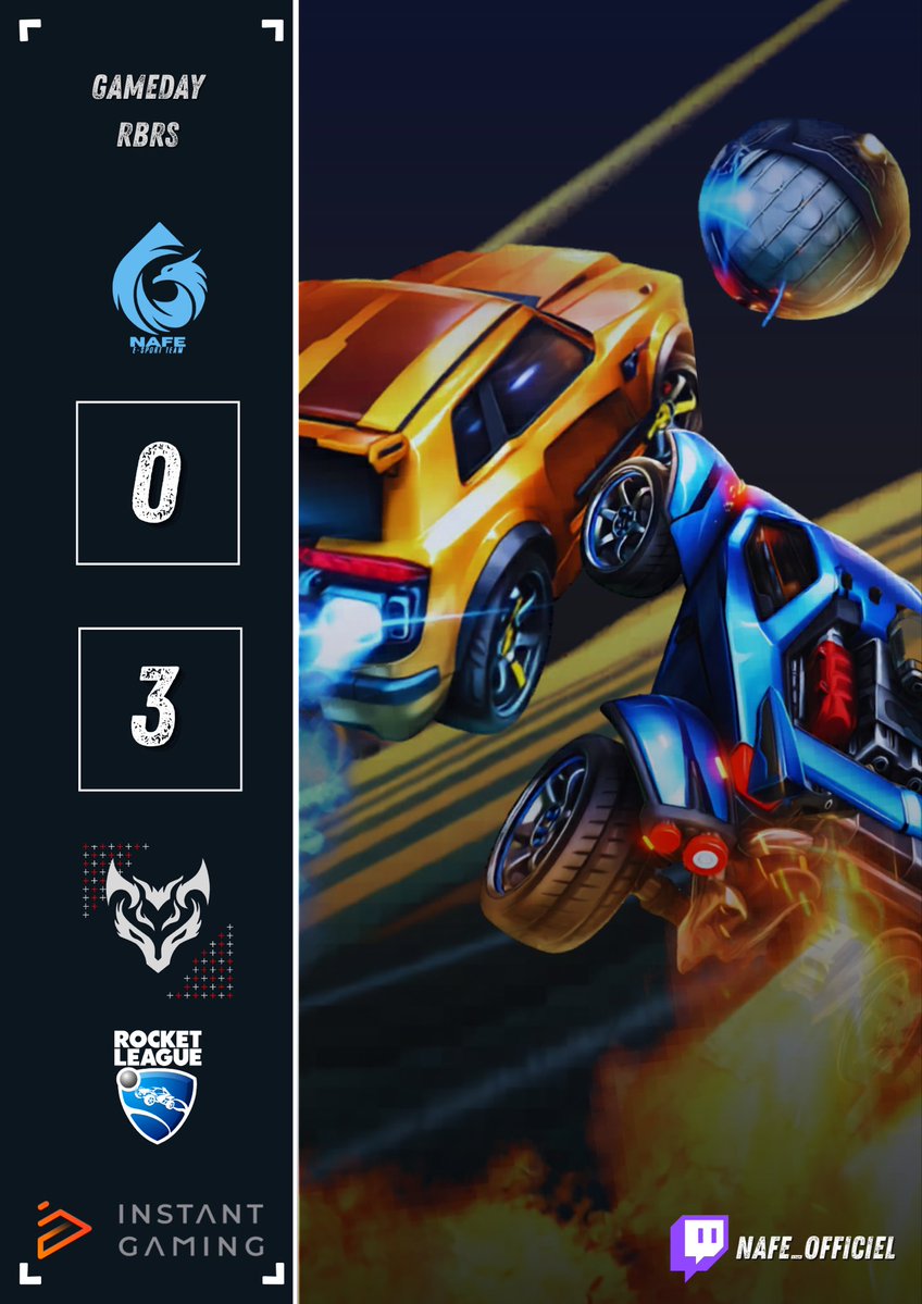 NafeOfficiel's tweet image. ❌ DÉFAITE

NAFE 0 - 3 Nthrix Pro

On apprend, on revient plus forts 💙

Merci pour votre soutien 🙌

#RocketLeague #Esport #NAFE