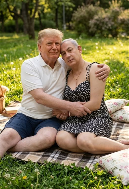 kundelatsch's tweet image. #trump #israel what a happy couple