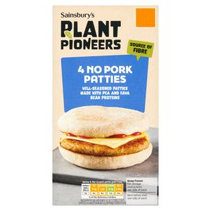 veganfuture's tweet image. Vegan Product: Plant Pioneers "No Pork Patties" - available at @Sainsburys sainsburys.co.uk/gol-ui/product… #vegan #UK