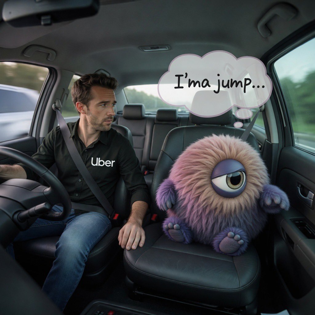 Giddys_CA's tweet photo. Do you guys have @Uber in your town or city.. who can relate??🥱
👁️

Get GIDDY in the comments!
👇 💬 https://t.co/Ei8rOdUHwW