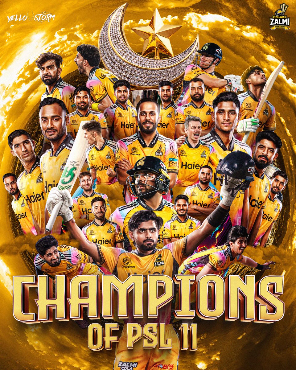 #PZvHK
#Psl11
At last he has shaken hands with paradise.💛🌷
The Man 
The Myth 
The Babar Azam 🐐