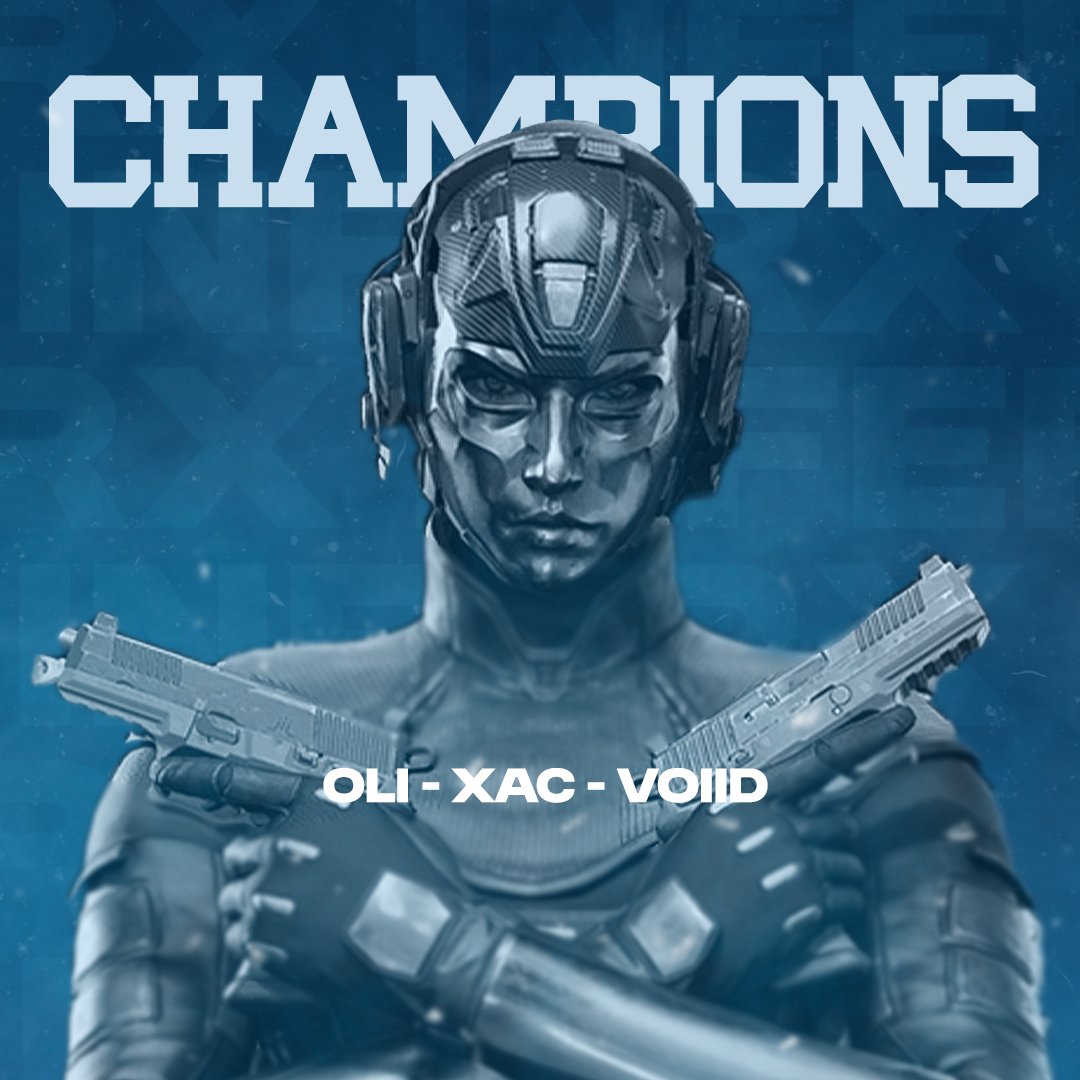 InferXgaming's tweet photo. Today's #CHAMPS in our scrims!

First place: @NotOliveira1 x @xac25pt x @goncaloboyy 

Second place: @jusiba20 x @rtnEdiz x @MrPwzz 

Top Fragger: @NotOliveira1 https://t.co/M5gs5tihFz