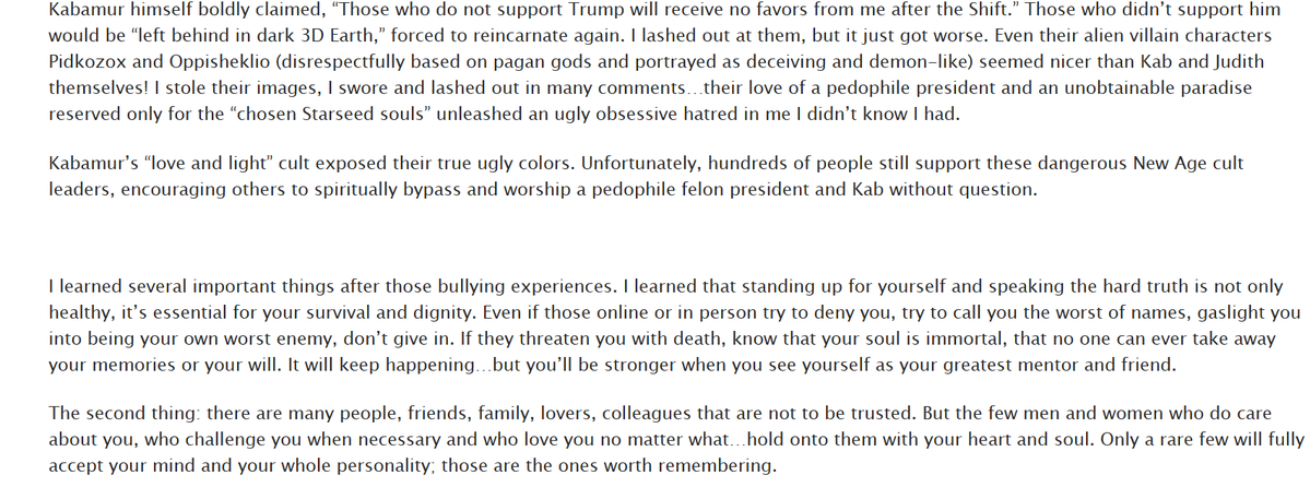 KathyPrior42's tweet image. PSA @Kabamur_Taygeta #NewWorldOrder #Spirituality 

Band together, share your stories, don't let them keep you in separation, racism, and ignorance. Don't trust online New Age influencers, presidents, kings, no one except God and your divine self.