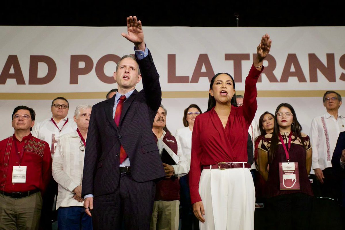morenanloficial's tweet photo. Desde todos los territorios, la militancia ya está lista.

Arranca el VIII Congreso Nacional Extraordinario de Morena: convicción, debate y unidad para seguir haciendo historia.

#UnidadPorLaTransformación https://t.co/9ToPwnmbJX