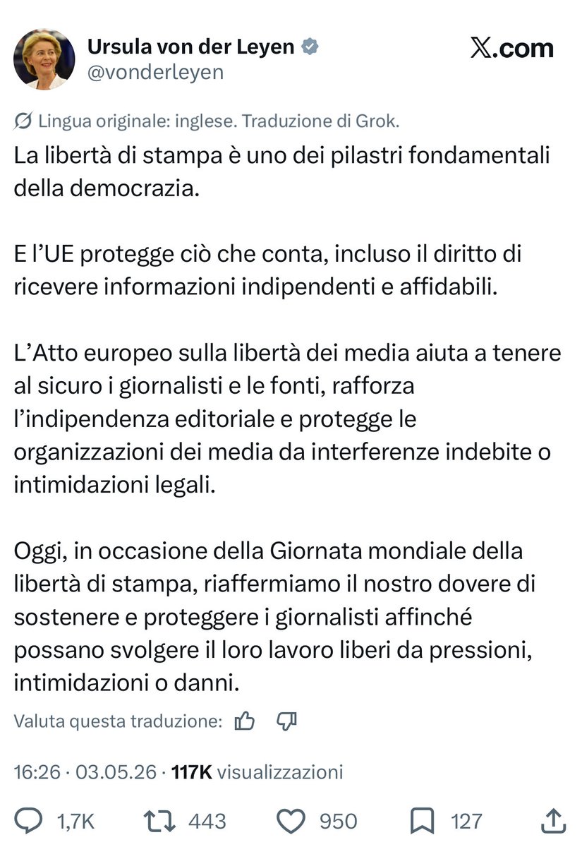 Ben detto.