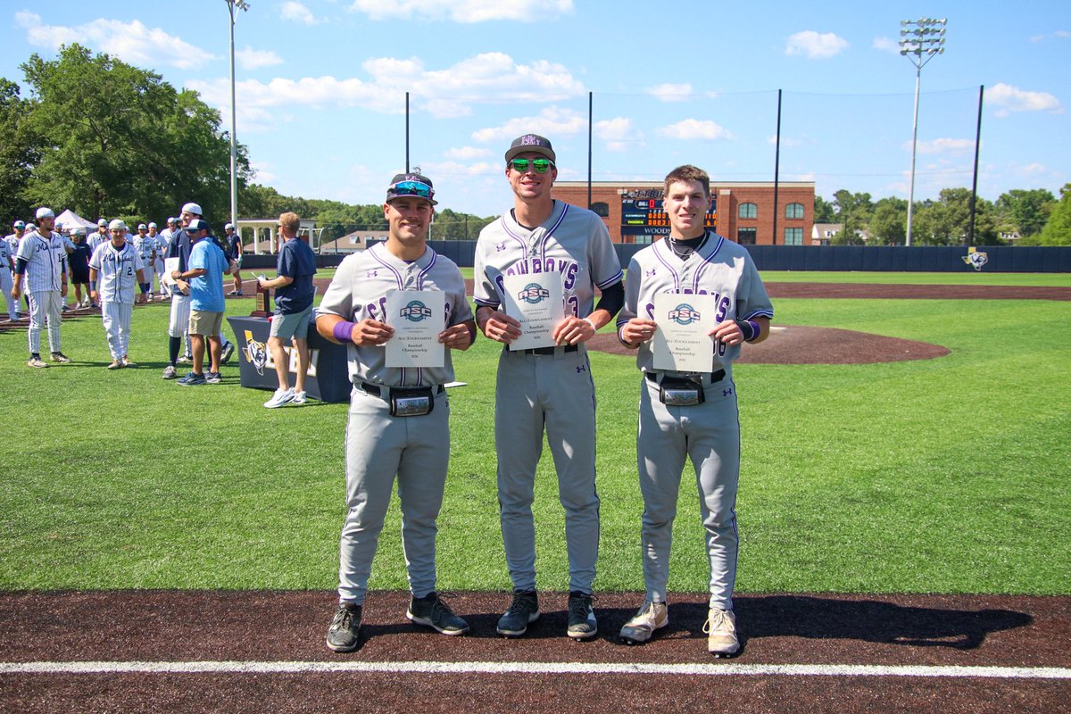 hsutxbaseball's tweet photo. 3 Cowboys Named To ASC All-Tournament Team

- Hunter Trojacek #16
- Caleb Reynolds #23
- Gavin Bruning #36

#Rentisdue #Cowboybaseball #ASCTournament https://t.co/SWbu8lJUwq