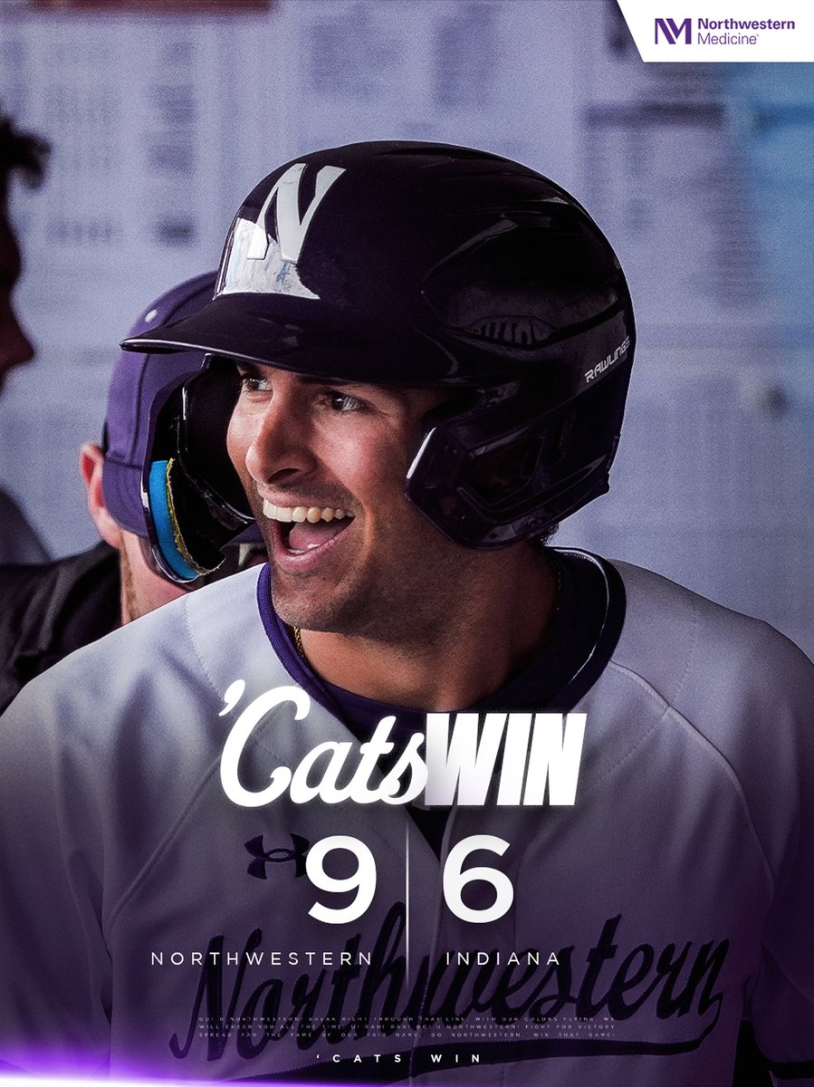 NUCatsBaseball's tweet photo. SERIES W ✅ https://t.co/EfMnwwUQvc