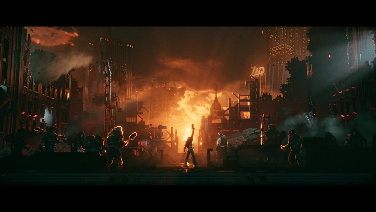 SIMONBG80's tweet photo. Really enjoyed playing #replaced. Stunning visuals and great gameplay, reminded me of flashback. #xbox #XboxSeriesX https://t.co/zaYoGLAjfv