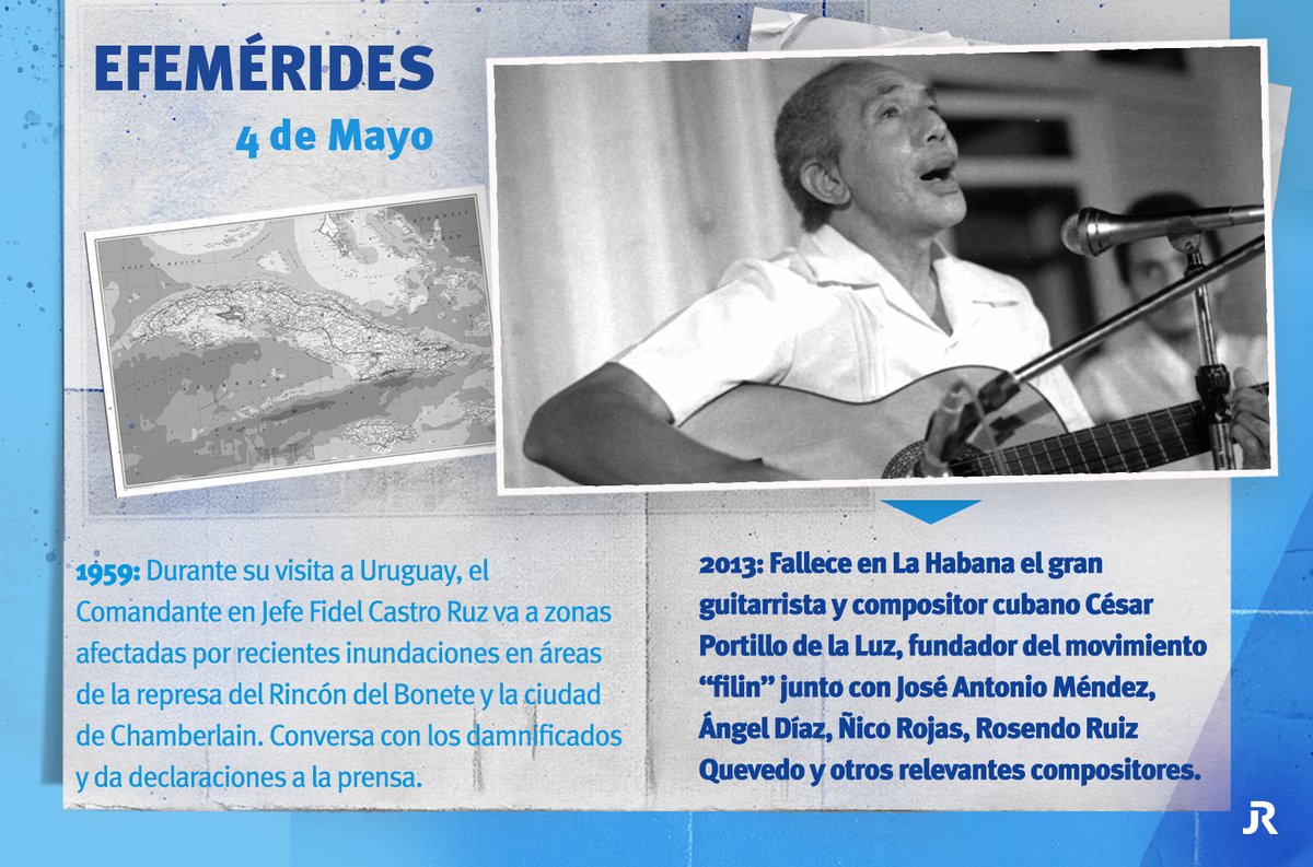 JuventudRebelde's tweet image. Resumen de #Efemérides hoy 4 de Mayo en #Cuba🇨🇺

#CubaViveEnSuHistoria