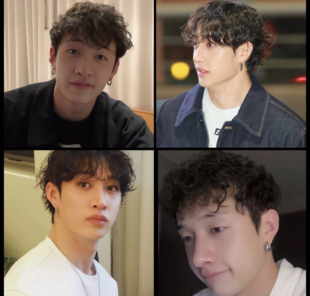 here’s your reminder of BangChan’s natural curly hair