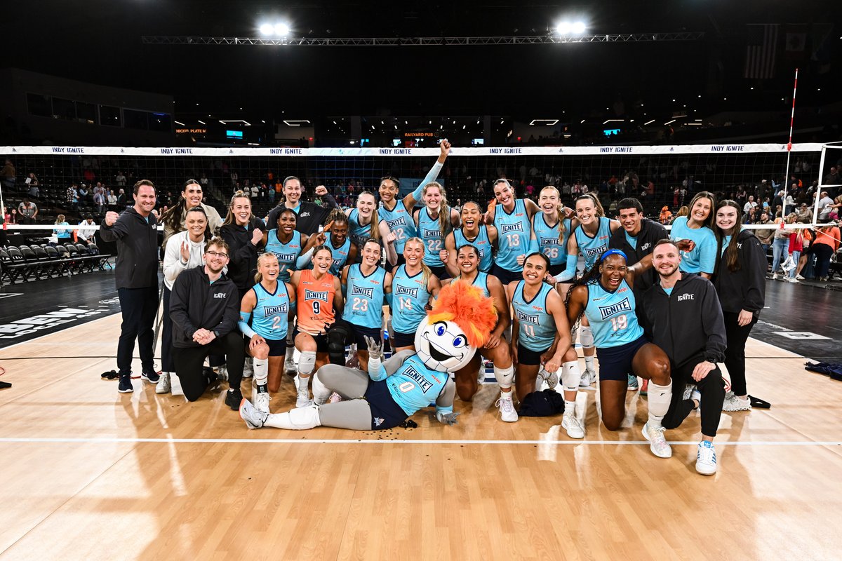 IndyIgniteVB's tweet photo. One last regular season dub… now it gets real. 😤 https://t.co/tinjVBF9VT