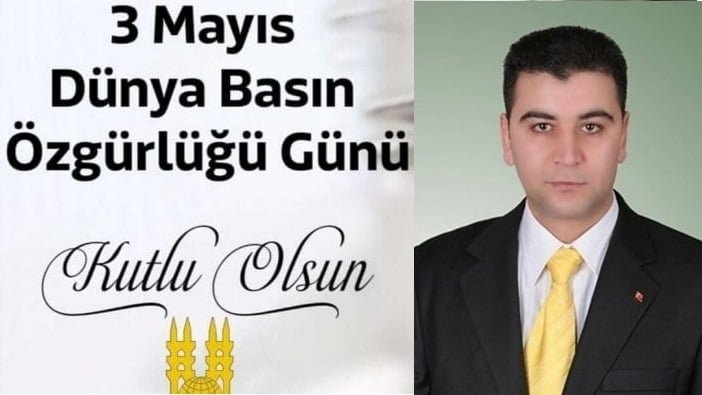 CCahitCoskun1's tweet photo. Ülkemizde basın mensuplarının özgürce görev yapmalarını canı gönülden arzu ediyorum.
Tüm Basın Mensubu Meslektaşlarımın 3 Mayıs Dünya Basın Özgürlüğü Gününü En İçten Dileklerimle, Kutluyorum. https://t.co/cubtcVFqJI