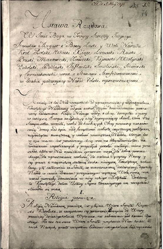 RBEZZATO's tweet image. #Efemérides. El 03 de Mayo de 1791, la Ley de Gobernanza o Constitución del 3 de Mayo (primera constitución moderna europea) es proclamada por el Sejm de la Commonwealth Polaco-Lituana, con el objetivo de modernizar al Estado para hacer frente a las amenazas extranjeras.