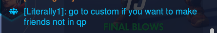 ali_strawberri's tweet photo. damn i didn't know quickplay was actually comp and that it should be taken VERY seriously https://t.co/pDYSPQcbsS