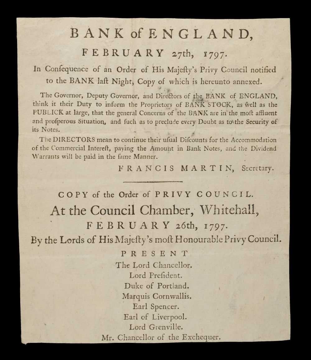 RBEZZATO's tweet image. #Efemérides. El 03 de Mayo de 1797, al obtener la sanción real, entra en vigencia la Bank Restriction Act aprobada por el parlamento británico, por la cual se suspende la convertibilidad en oro de los billetes del Bank of England.
