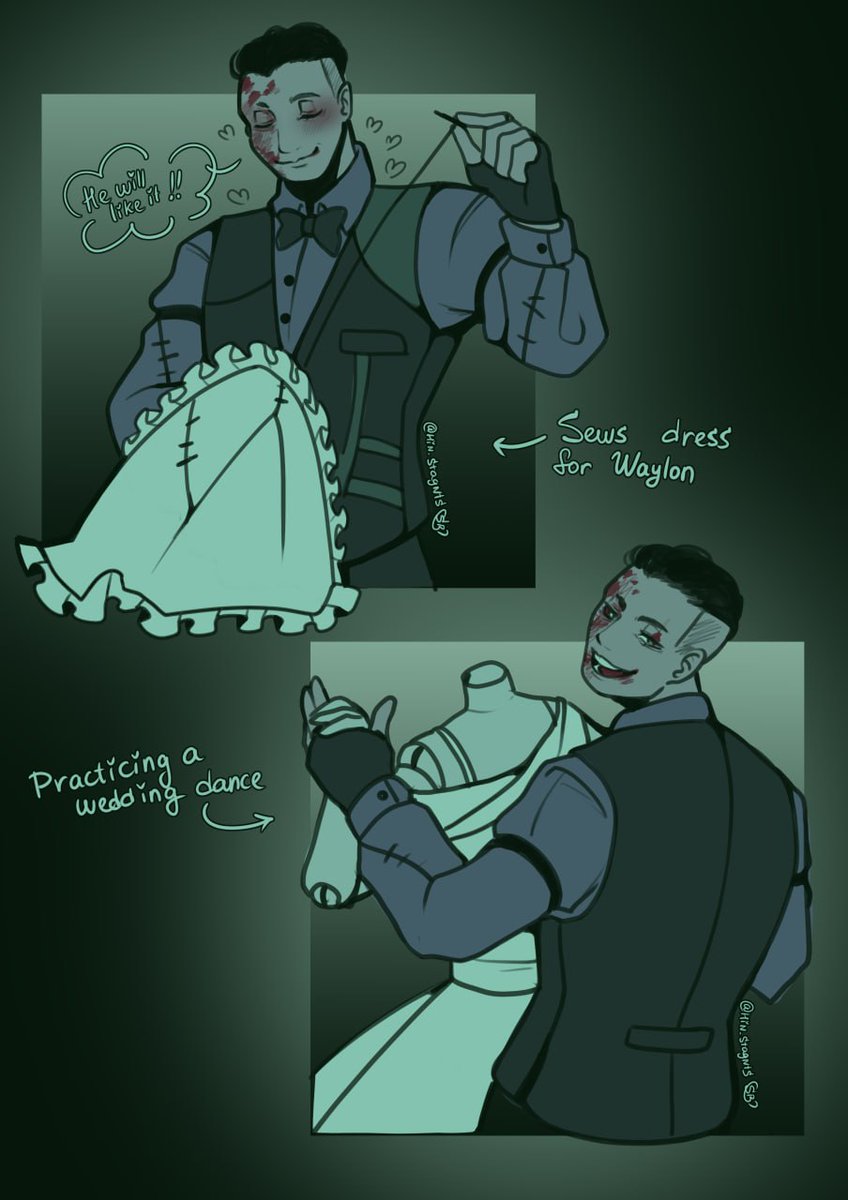 Some sketches  of Eddie's preparations

#outlast #eddiegluskin #gluskin #waylonpark