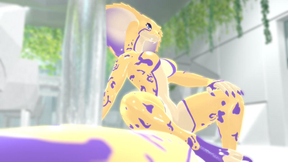 Celestial_Pup's tweet image. What'sss wrong? No need to be ssscared.

You look very divine and delectable, but it'sss much more fun to play with my prey~

My first ever retexture! This is a gift for @FloofyViking. It's her OC, Runa! 💜

#snake #oc #vrchat #retexture #vrc