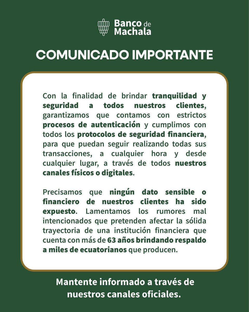 Banco de Machala tweet media