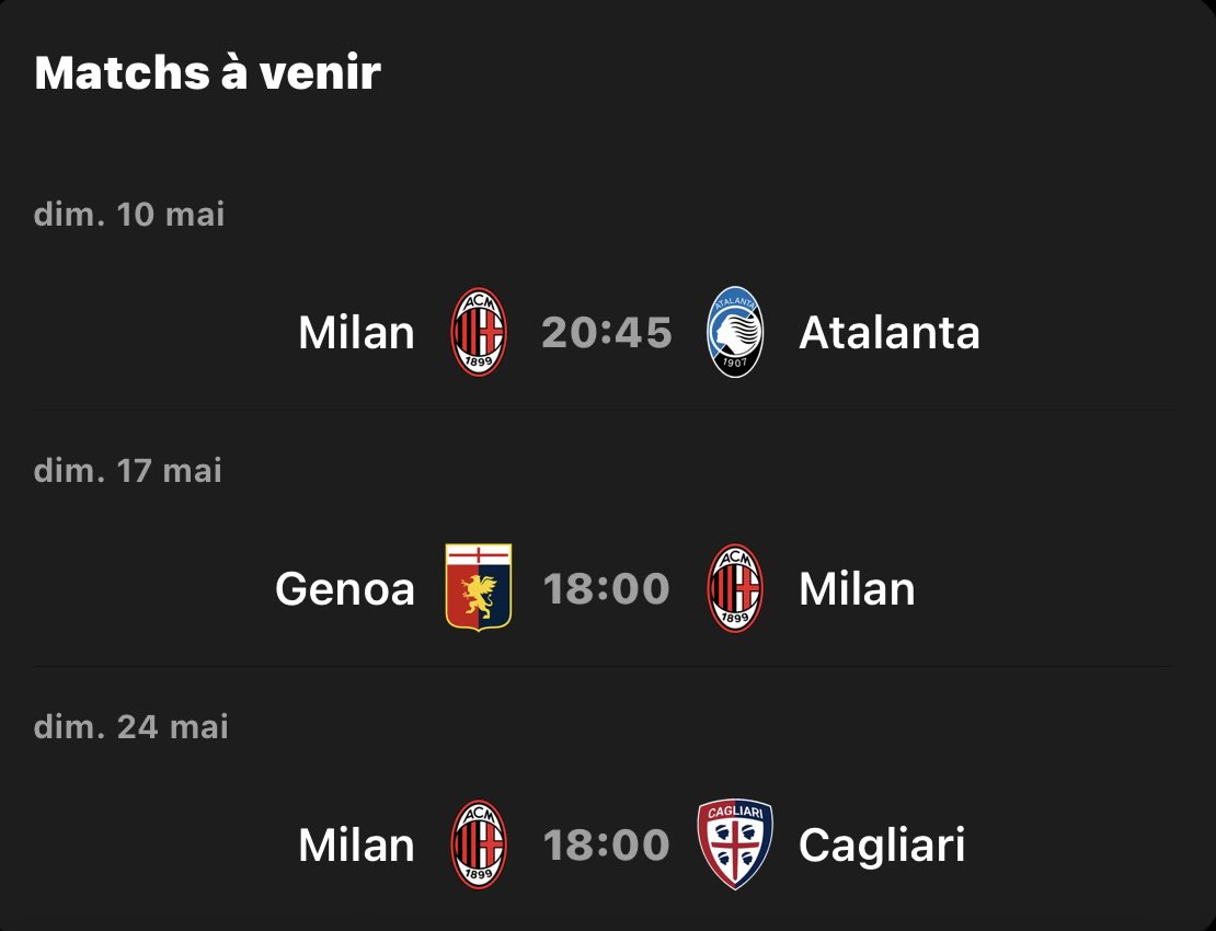 AC Milan - FR (en dépression) tweet media