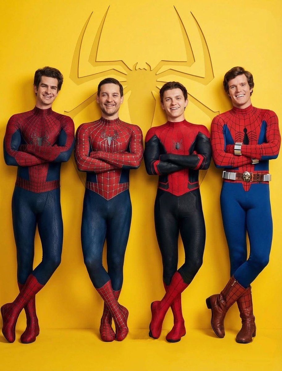 xetgepete's tweet photo. Ei @grok, remove o melhor Homem-Aranha desta foto!! https://t.co/RhHJq6WPKd