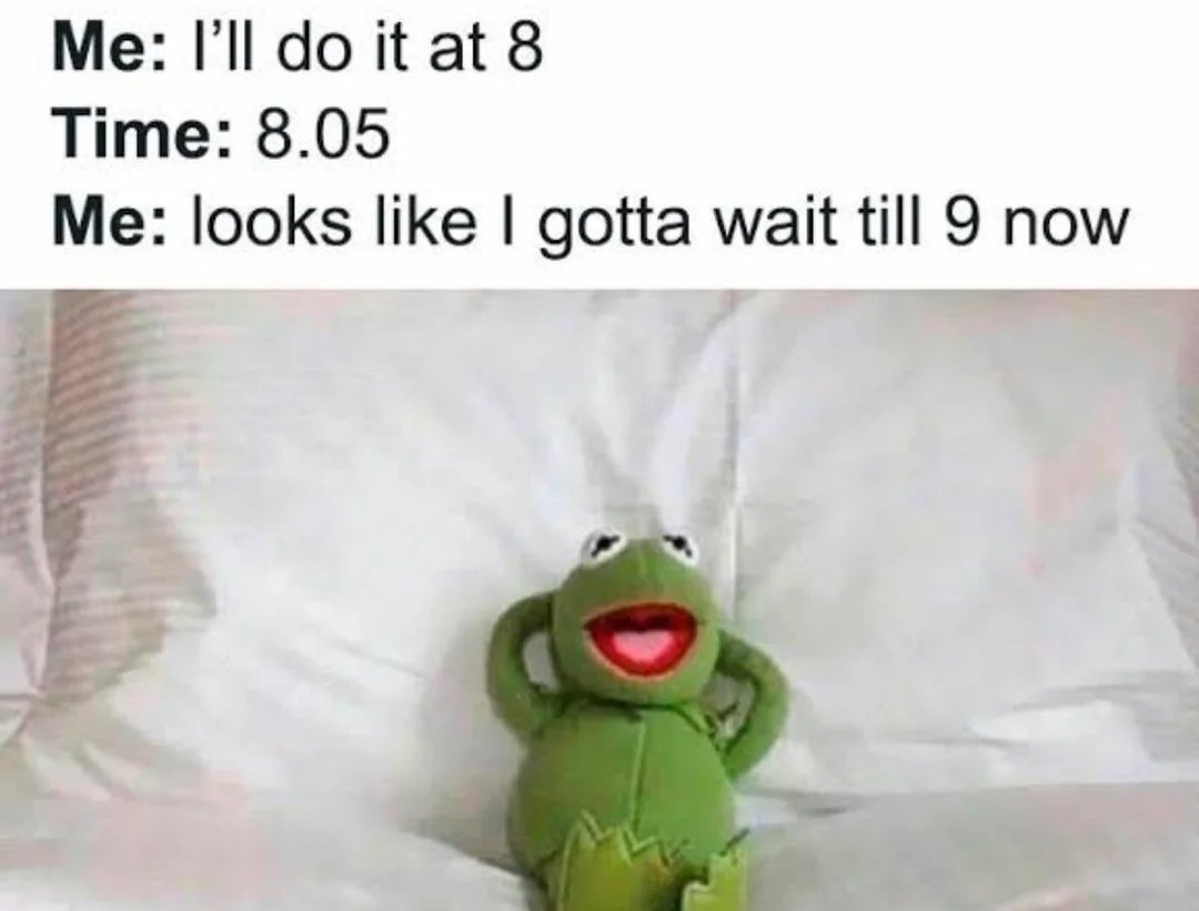 insaneapplejack's tweet image. SO I’M BACK!!!
…or at least I’ll say that 

I’m basically this meme right now 
April had me BUSY

especially this last week with all the birthdays
mine included 

appreciate all the #birthday wishes again 

what’s a task that makes you feel like this #meme?
 #procrastination
