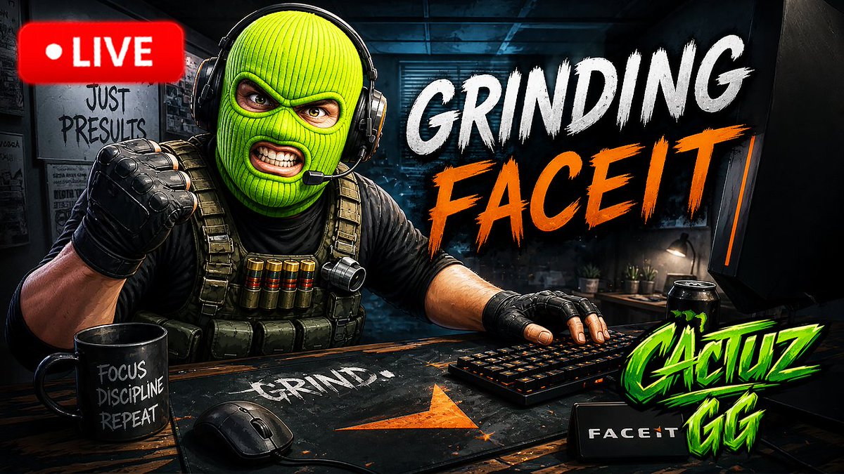 CactuzGG's tweet photo. 🔴 LIVE | Sunday FACEIT New Season Grind 🔥🌵
https://t.co/oXgOaWc6gX
https://t.co/IHIISD1cyL
https://t.co/je6k5BXJvq
#cs2 #stream #fat #faceit #counterstike #shooters https://t.co/jaEBx0QueP