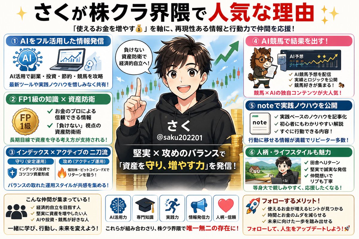 さく|AIでお金を増やす💰 tweet media