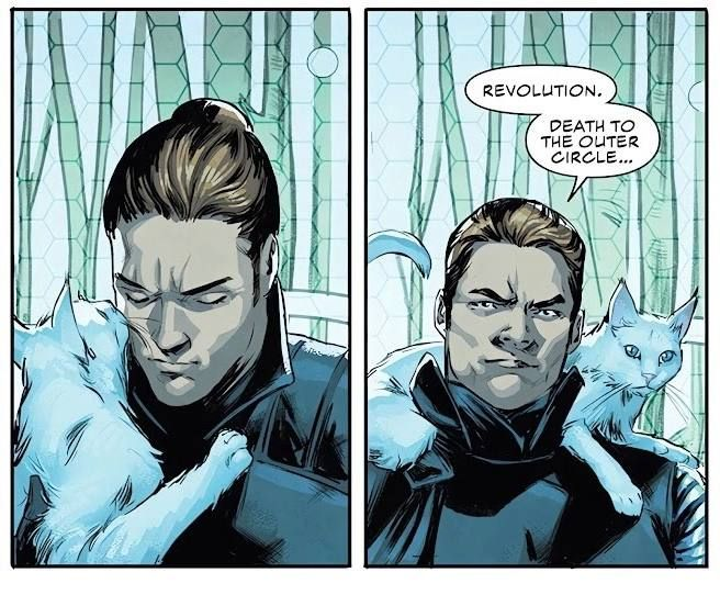nianeedshelp's tweet photo. behind every strong murderous guy there's a cat https://t.co/svN1Hc2loo