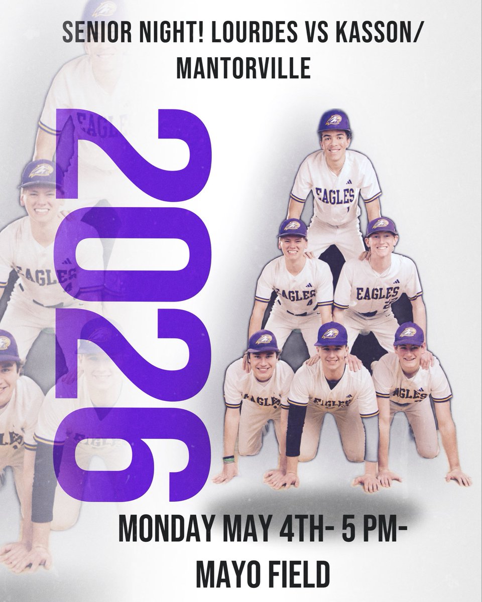 LourdesBasebal1's tweet image. They still bring the energy. They still love the game.
Congratulations, Eagles seniors. ⚾💜💛 #brothers