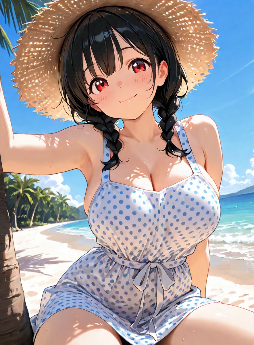 kuroro850598262's tweet image. おはようございます🍀

こちら朝から雨ですが天気が回復して29℃まで気温が上がるようです🌡️💦
今の感じからはそんなに上がるように思えないんですが😅

今日もよろしくお願いします😊
SFW illustration. No nudity or sexual content.
#AIイラスト #AIart