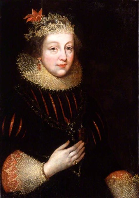 jdmccafferty's tweet image. Elizabeth Wriothesley [Vernon] Countess of #Southampton and her husband Henry, 3rd Earl of #Southampton c. 1618 - 1620 (NPG)