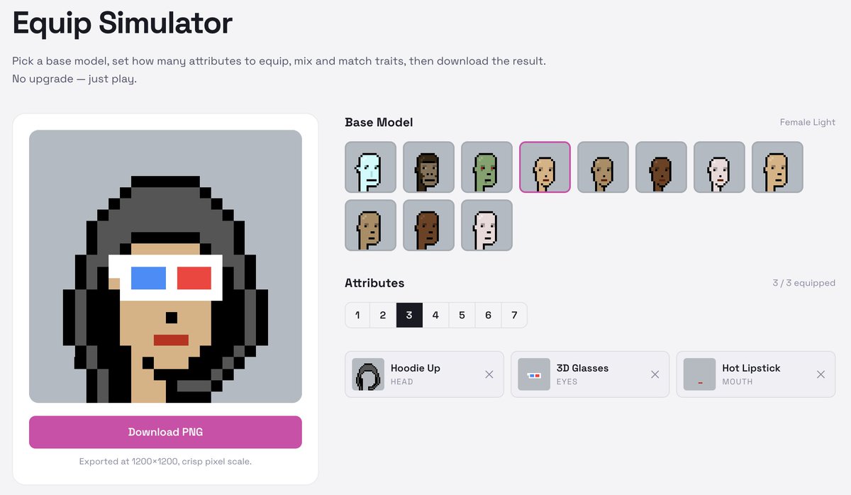 foogyla's tweet photo. GM
Calling all pixel artists! 

If you want to create unique Attributes for Cryptopunks, please reach out.

We'll push a feature that lets the community vote on new traits to use in the Punks attributes mint.

If you are not an artist, but would recommend one, please RT or comment. 🙏