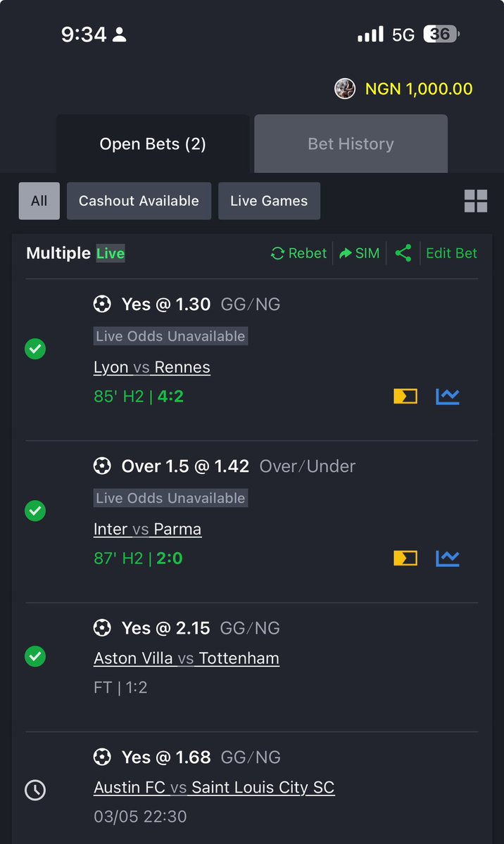 BET MUST PAY ⚽️ tweet media