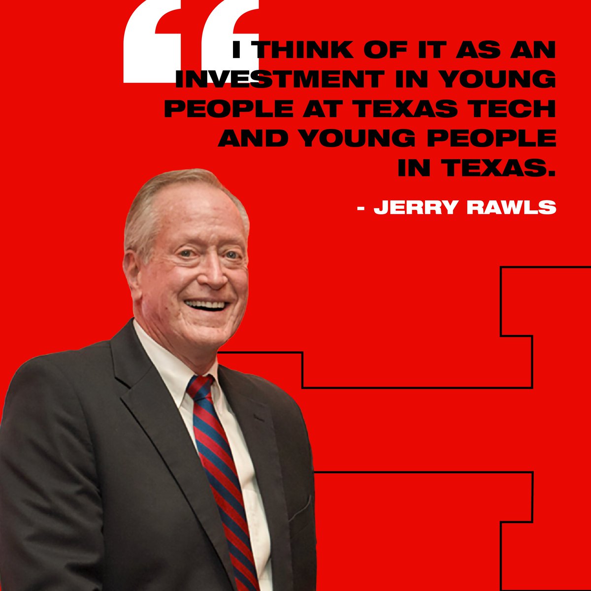 TTUAdvancement's tweet image. If you needed a reason to believe in philanthropy at Texas Tech, take it from the best!