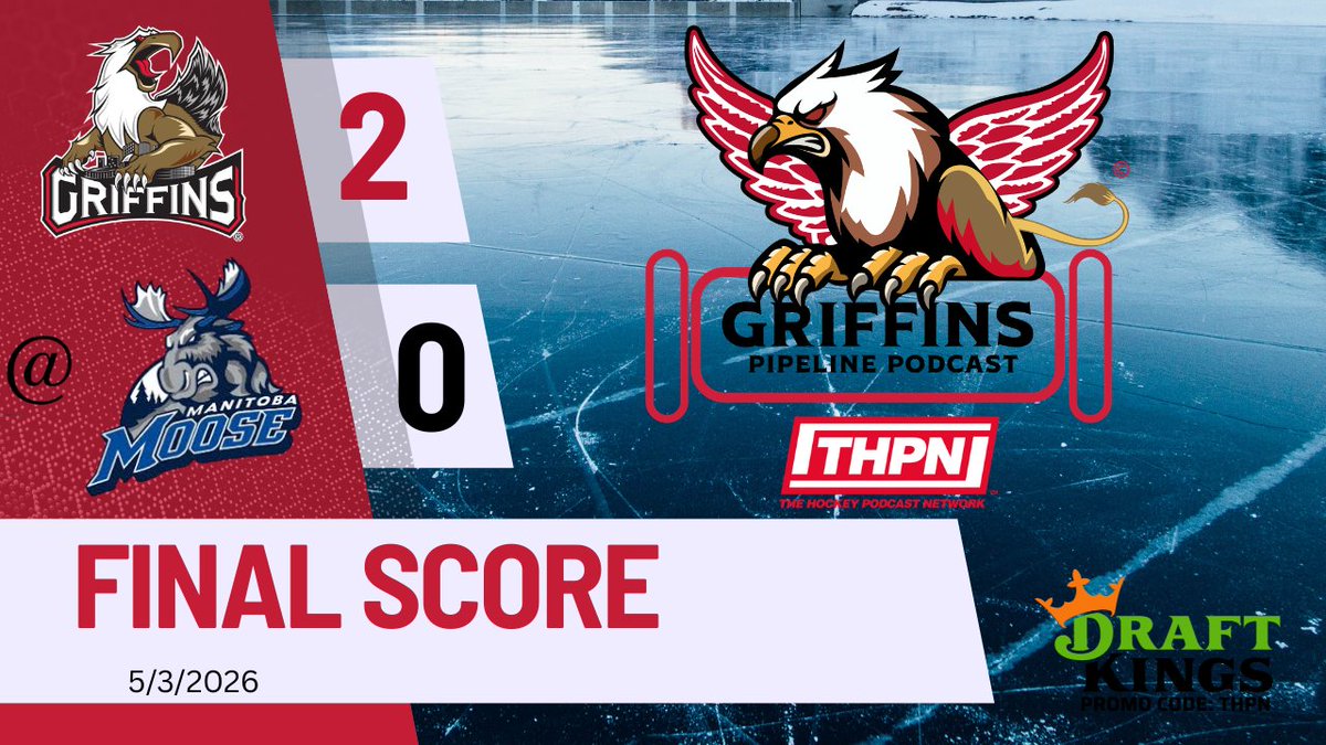 GRGpipelinepod's tweet image. Grand Rapids Griffins claim Game 2 with 2-0 victory, Michal Postova earns shutout
#GoGRG #LGRW #AHL