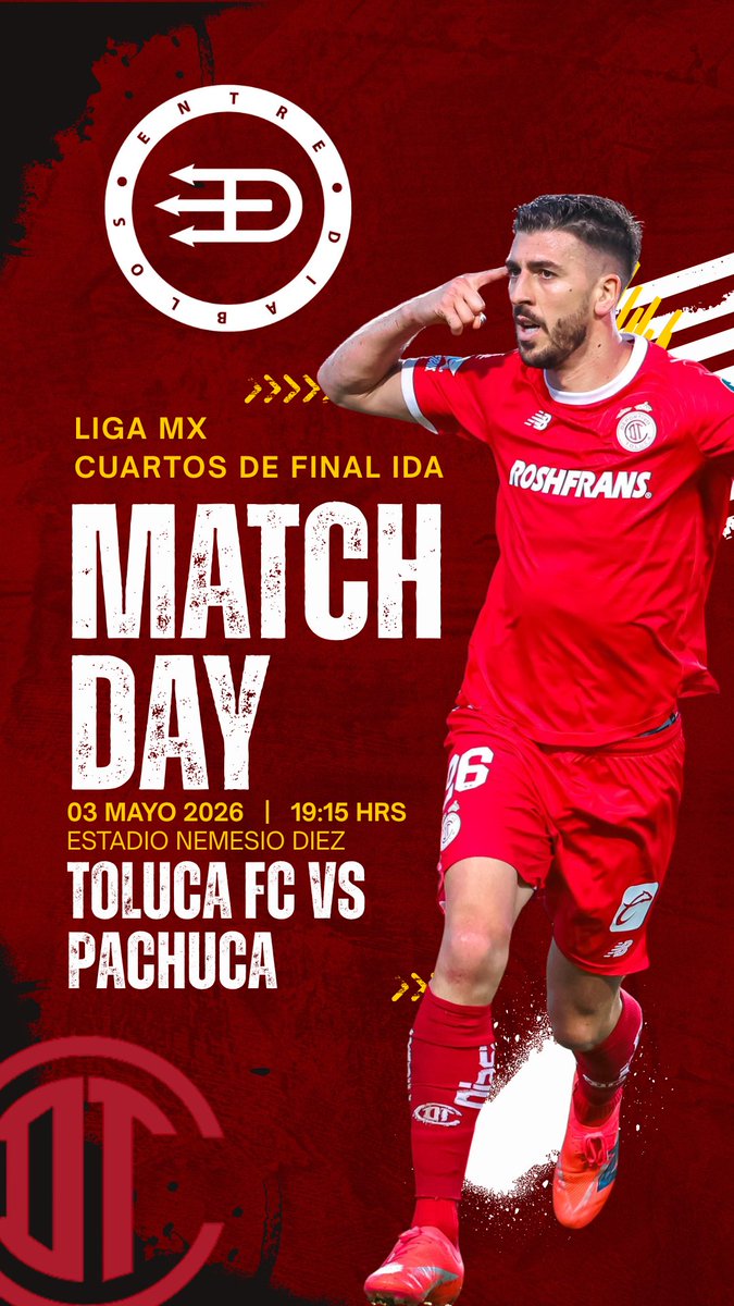 Martin_Blake's tweet photo. Hoy inicia el camino por la 13 🏆👹
Hoy como siempre, #CONF13MOS

Venga @TolucaFC!! Dale rojo! https://t.co/BErAsVbbvB